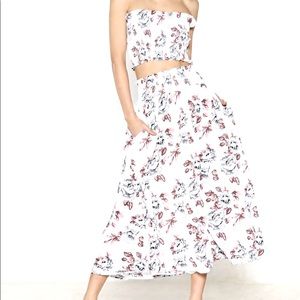Nasty Gal Late Bloomer Midi Skirt Set